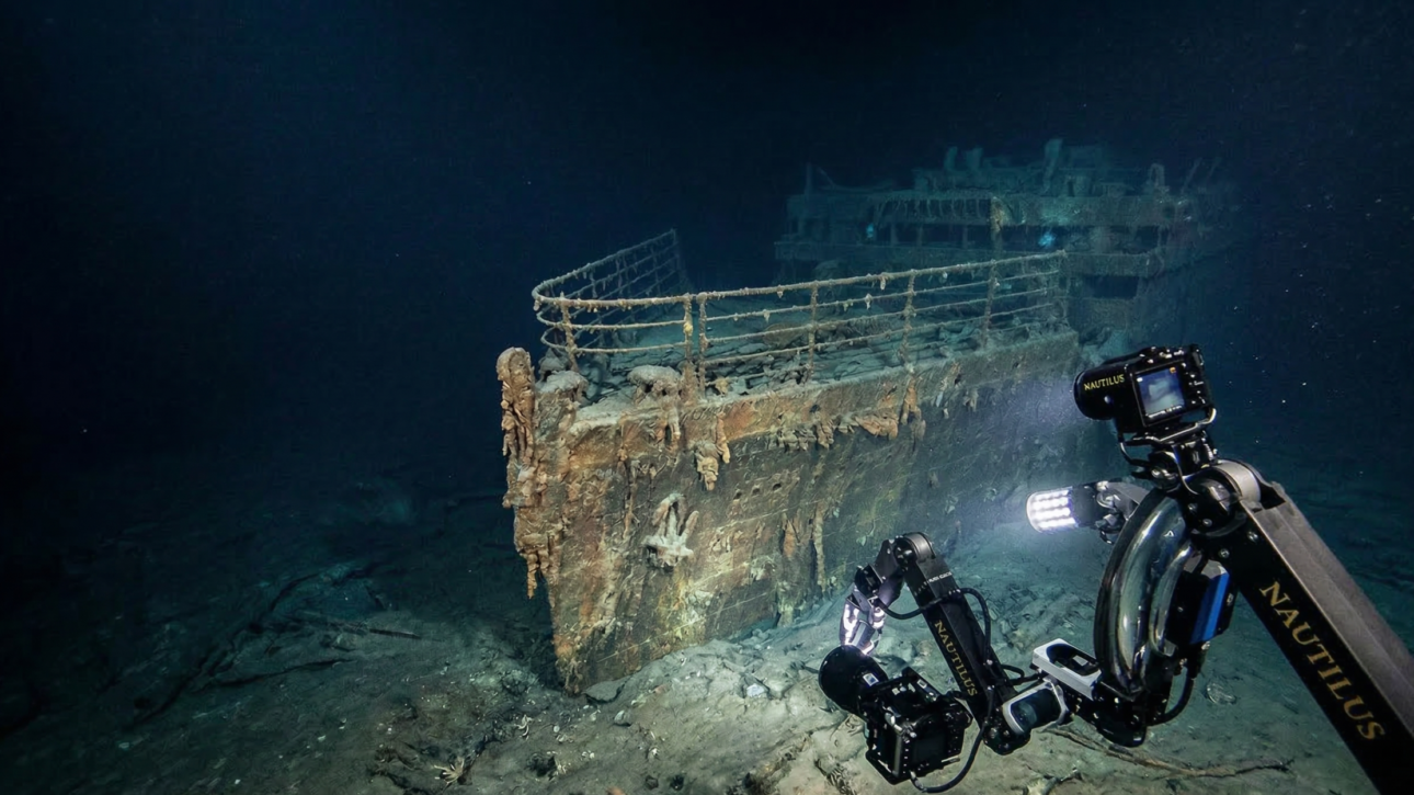 titanic ne kadar derinde