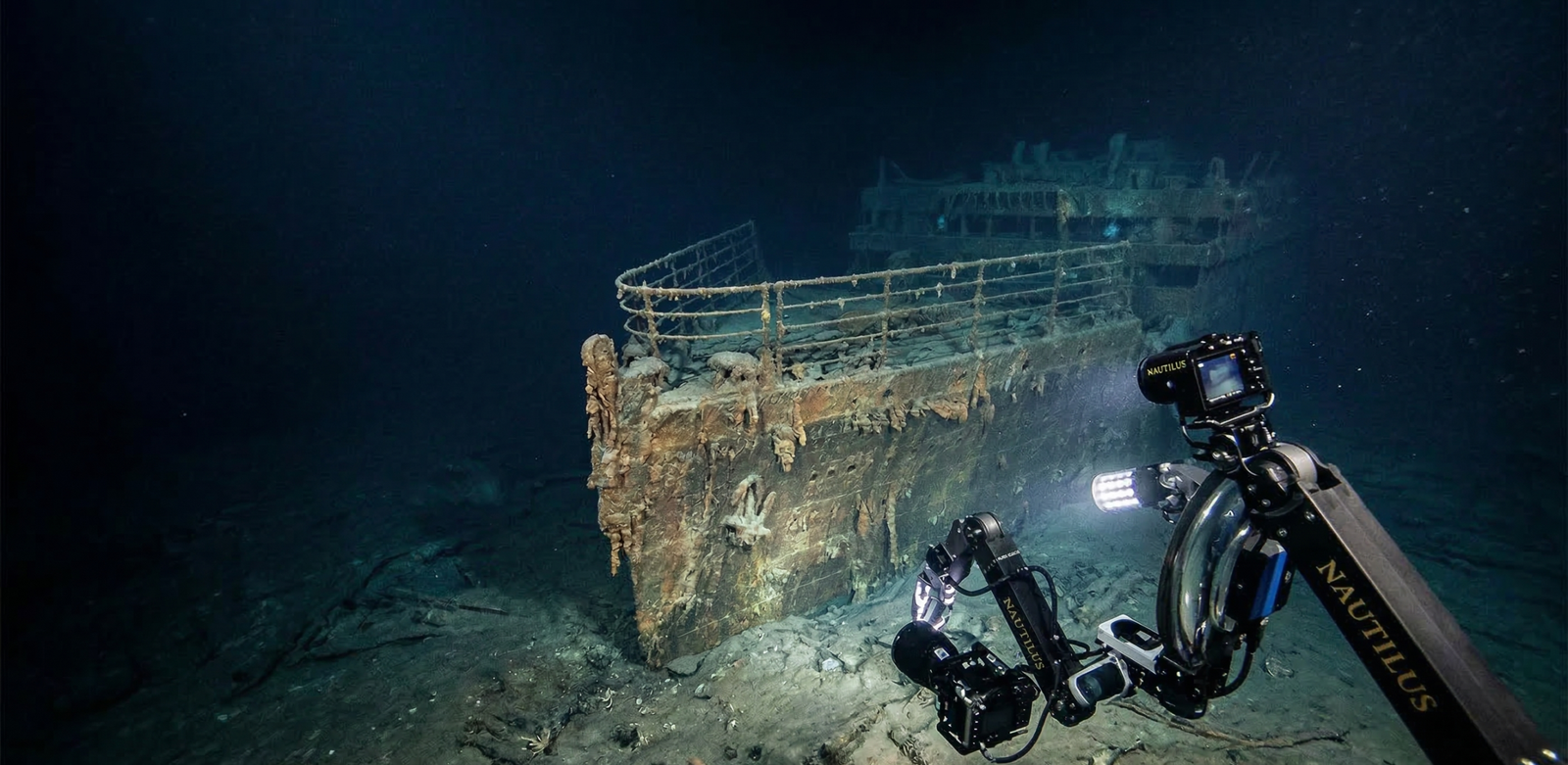 titanic ne kadar derinde