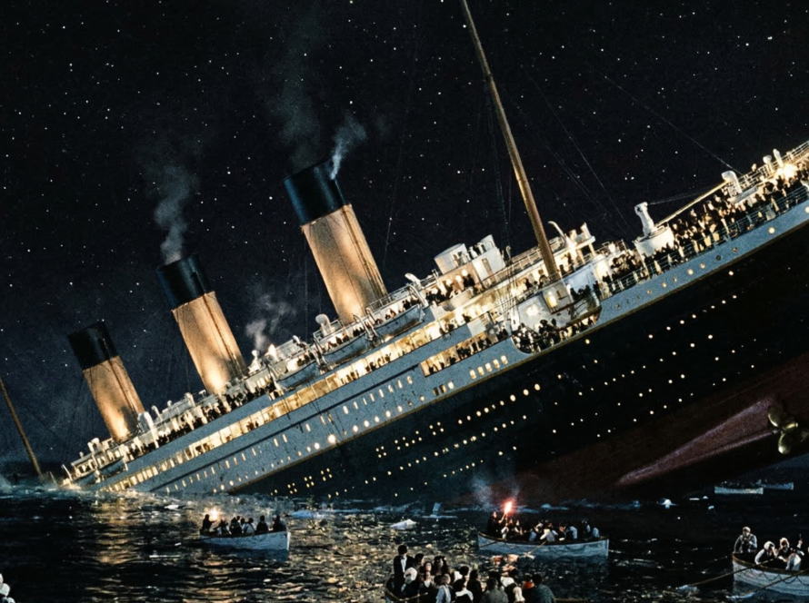 titanic ne zaman battı